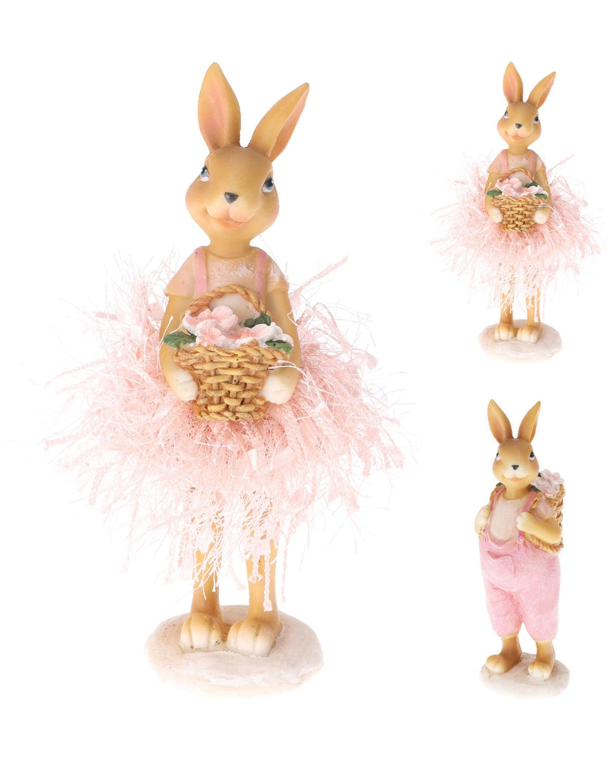 Kaninfigur dreng eller pige 13 cm