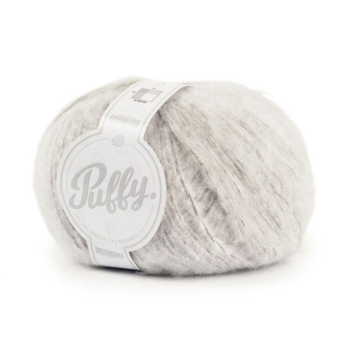 Bumbo Puffy Akryl mix. 100g. fv. 06 Lysgrå