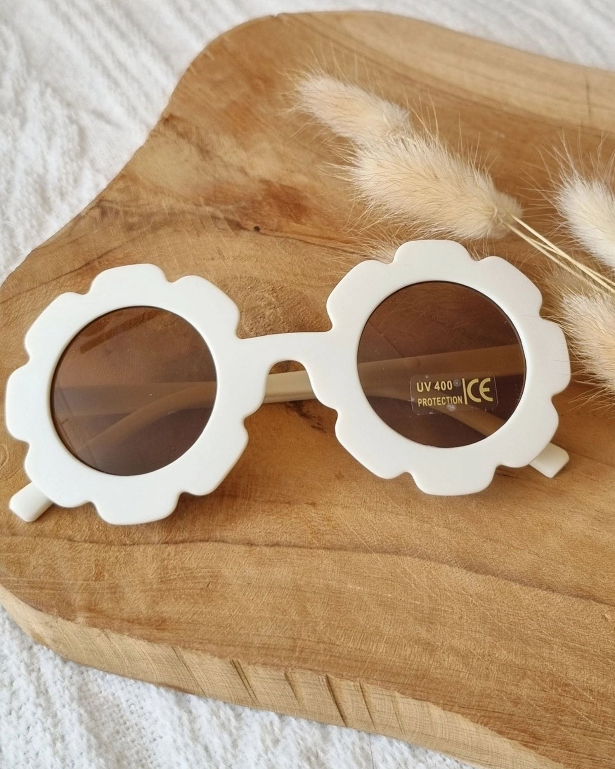 Solbriller til børn - UV400 Flower - Beige