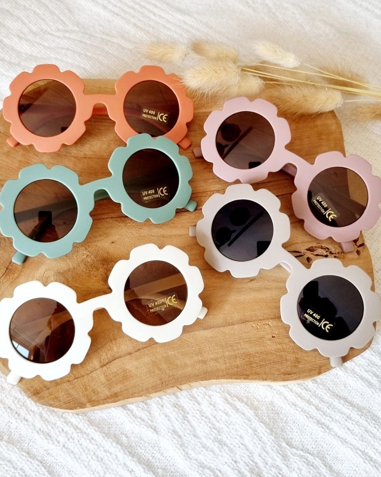 Solbriller til børn - UV400 Flower - Taupe