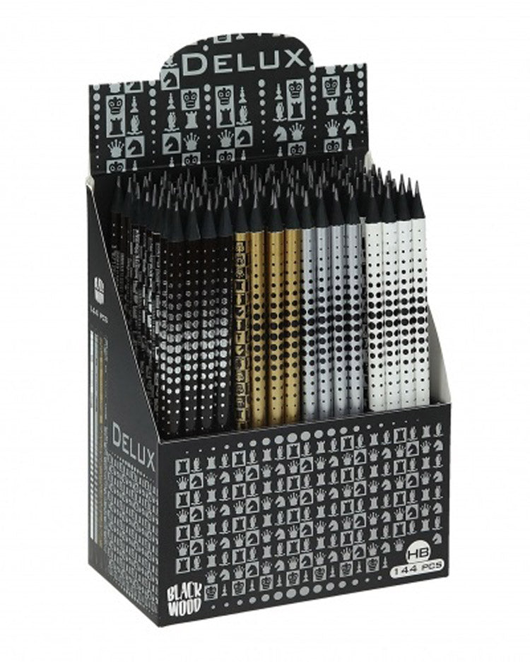 Blyant SPIRIT sort med metalic folie 1 stk