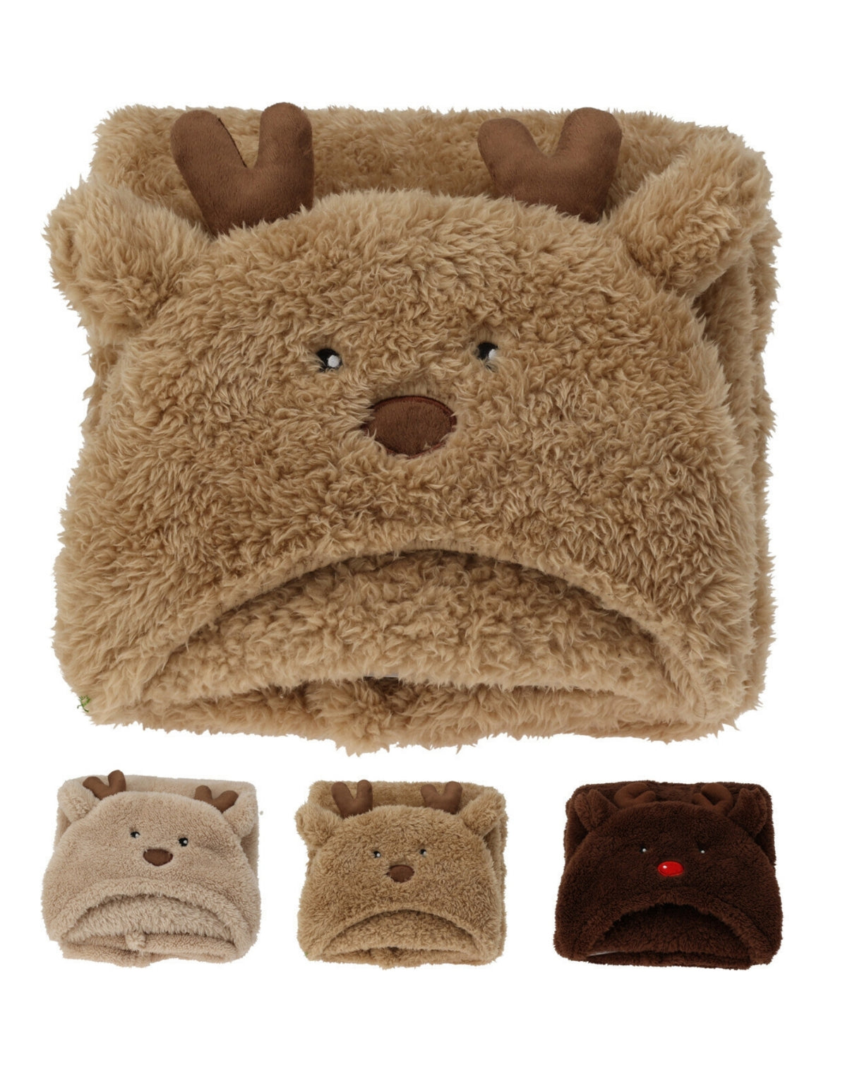 Tæppe / kappe 100cm rensdyr 1 stk