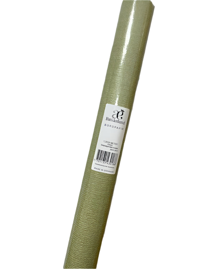 Paper tablecloth 1.20x8m - olive