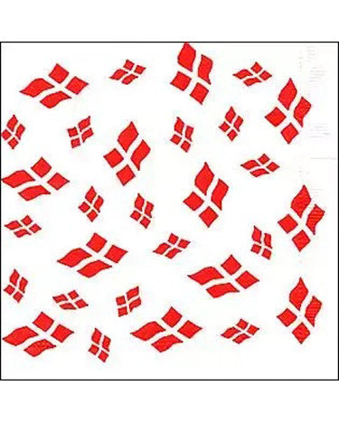 Servietter - med flag 20 Stk - Bækkelund