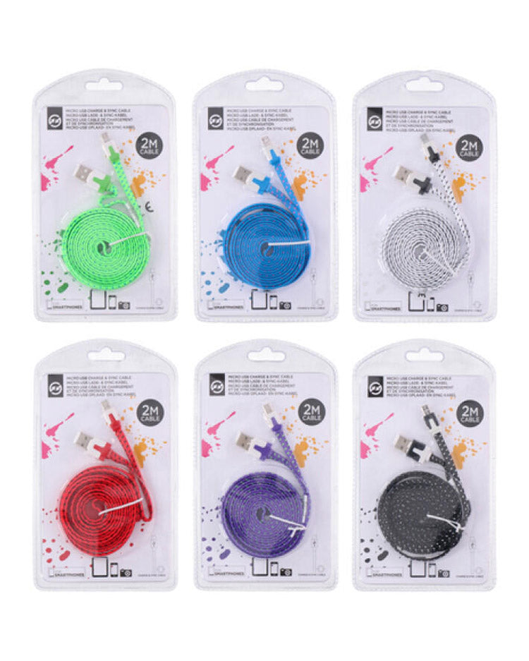 USB til micro USB 2 meter 1 stk