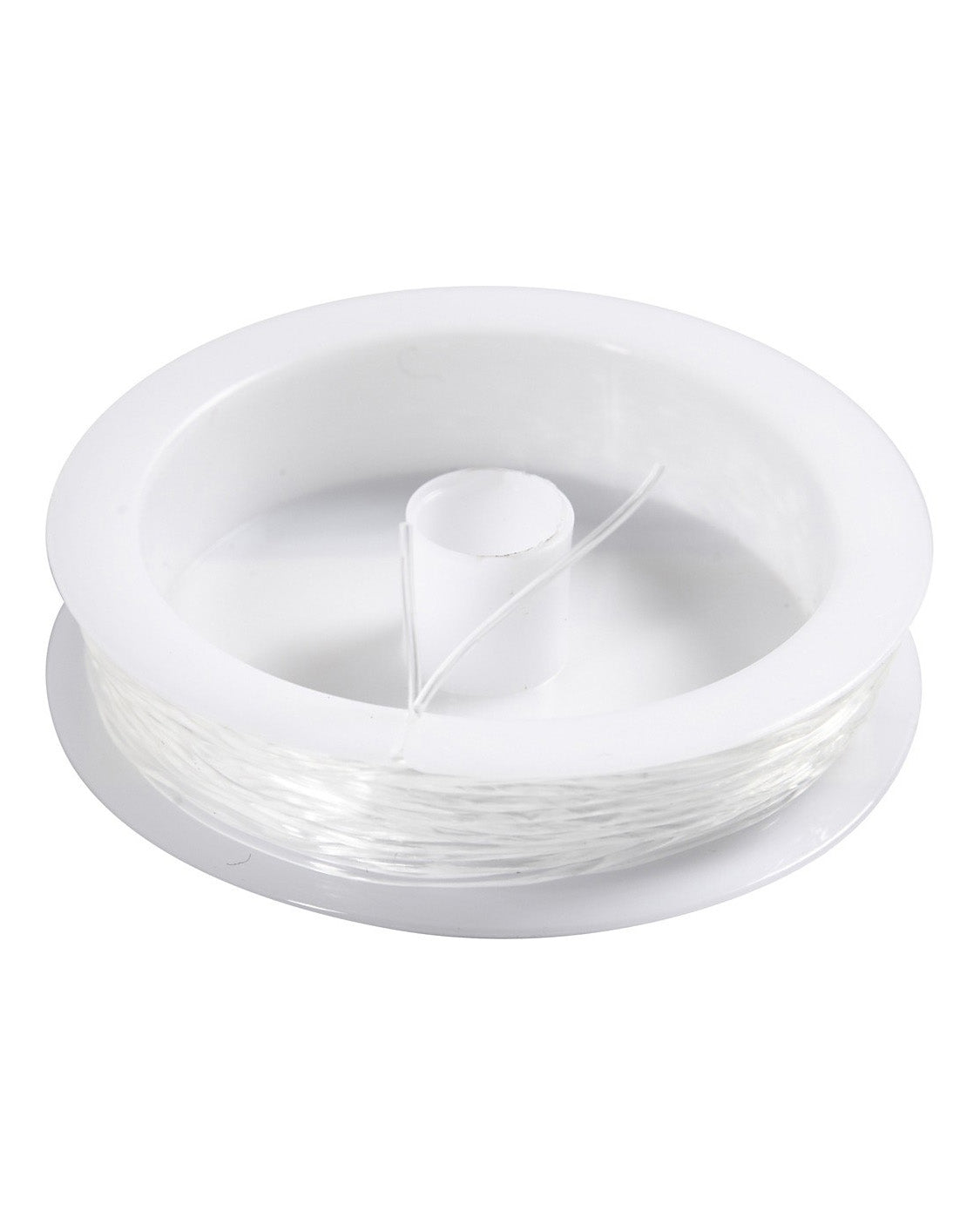 Elastic cord 1 mm - White 10 meters - Round