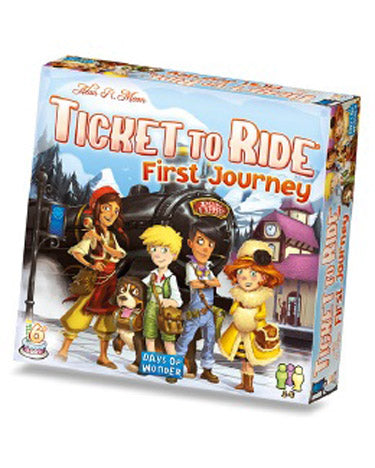 Ticket to Ride First Journey – 2-5 players, ages 6 and up.