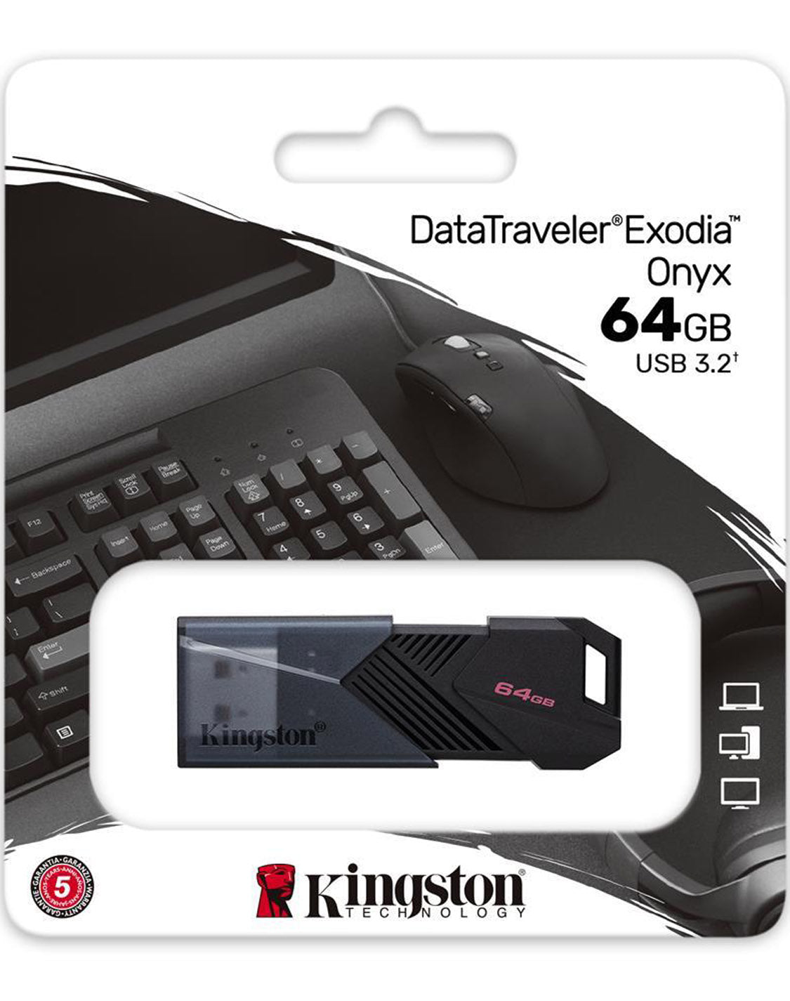 USB Stick Kingston DataTraveler Exodia Onyx 64GB