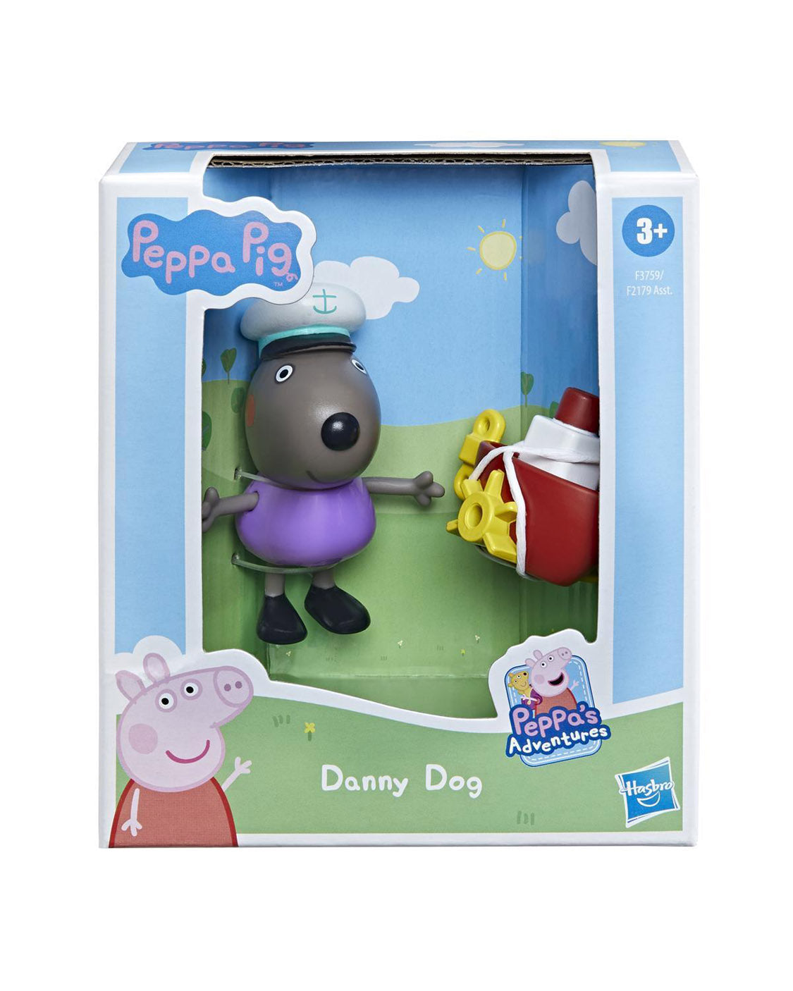 Peppa Pig 3 Inch Figure Peppa's Fun Friends - DANNY DOG.