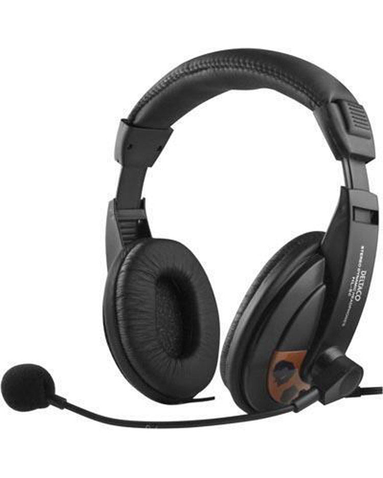 Deltaco Headset Stereo Closed Over-ear