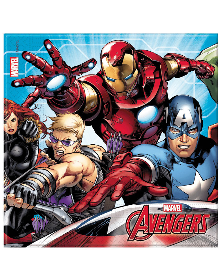 Napkins Avengers 33x33 cm, 20 pcs