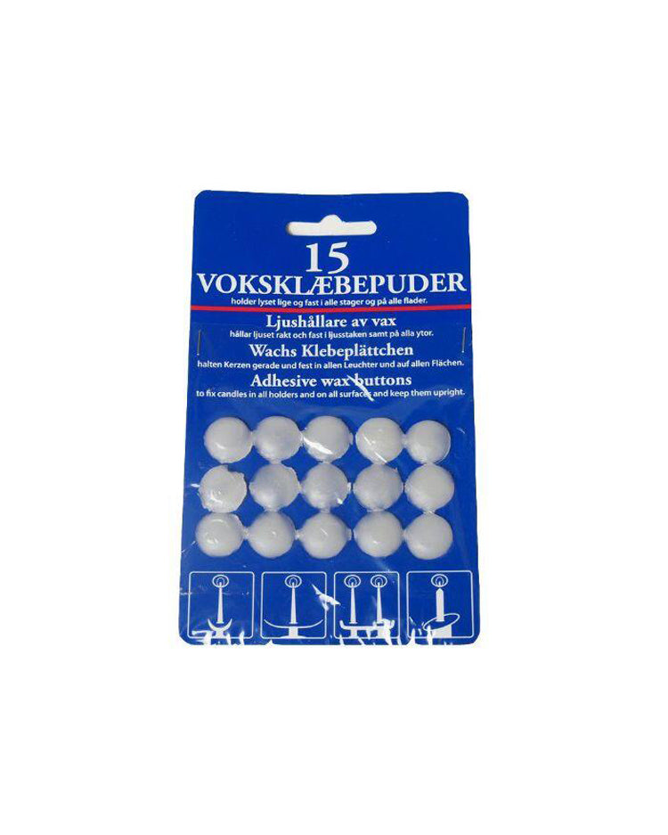 Voksklæbepuder 15 stk