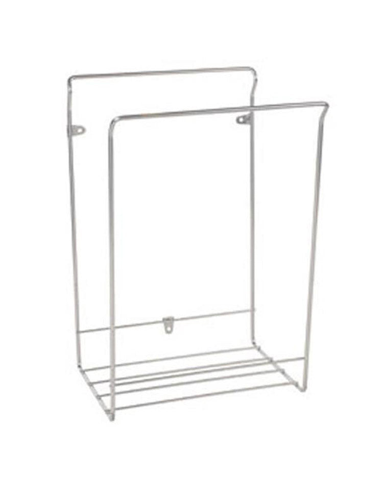 Affaldsstativ i sølv til 15liter pose