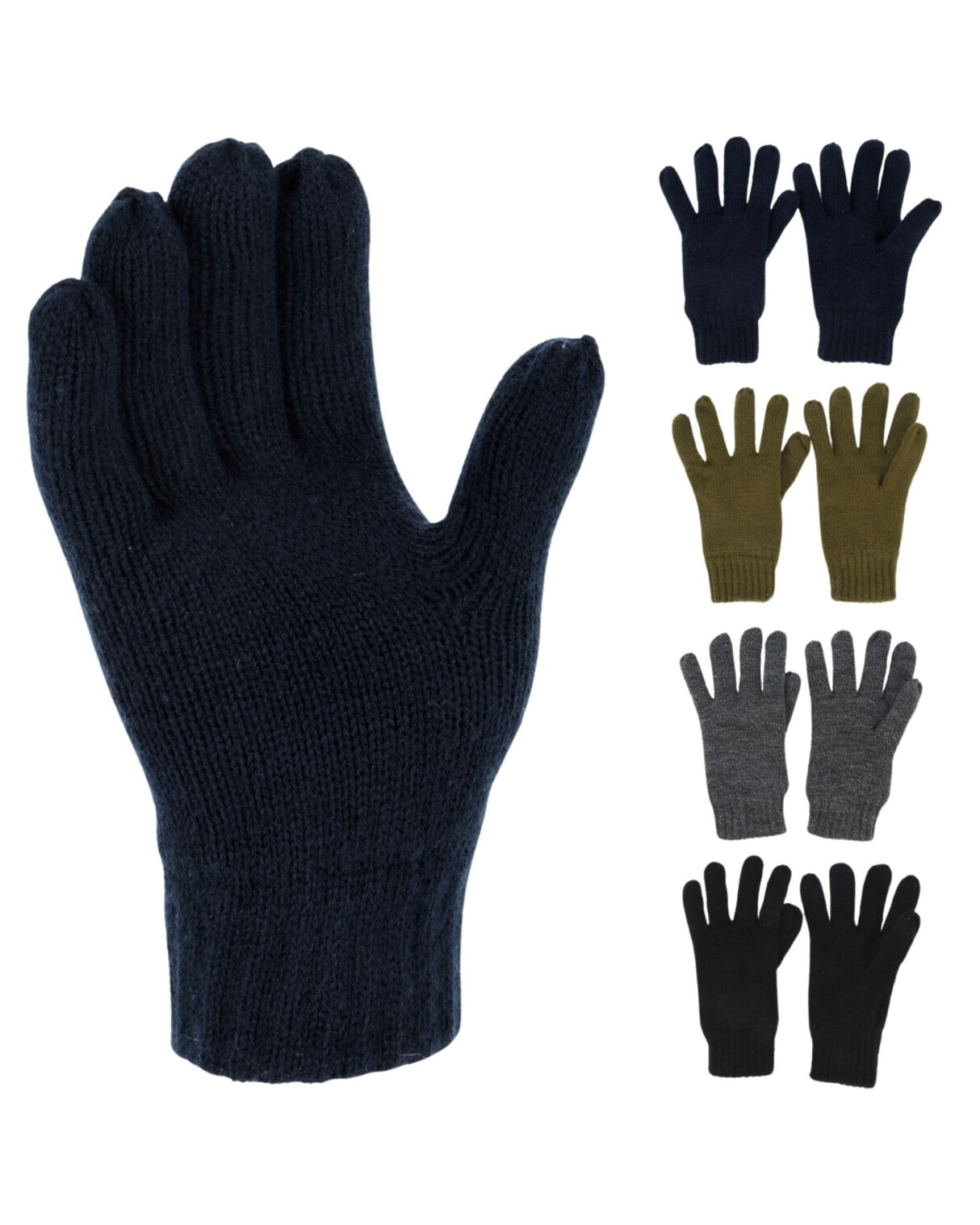 Handsker strikkede 1 par