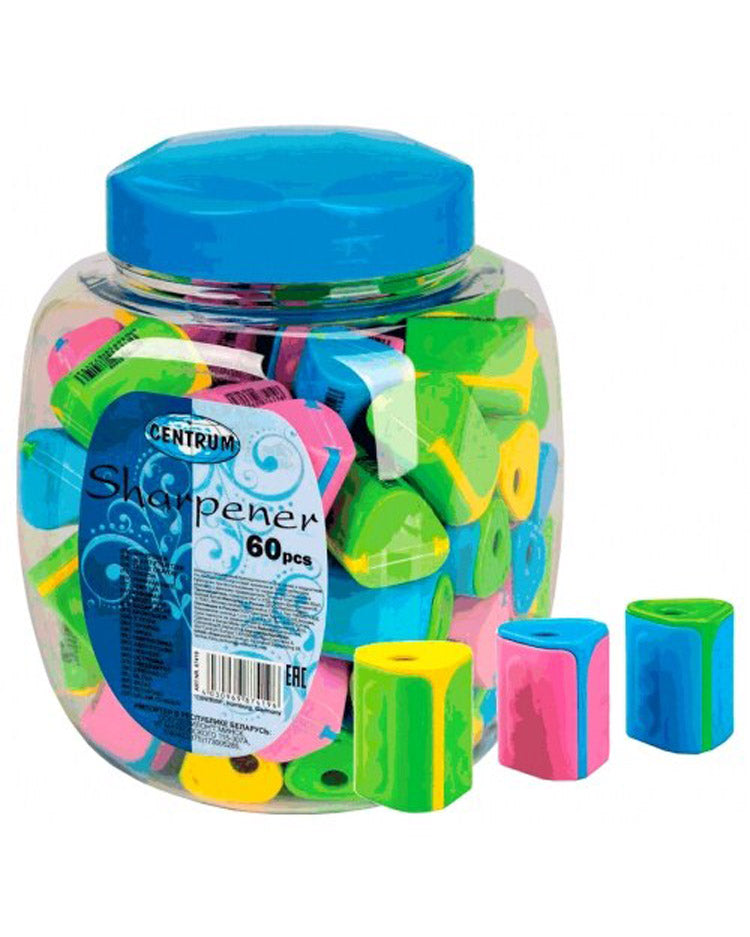 Pencil sharpener with dust container 1 pc.