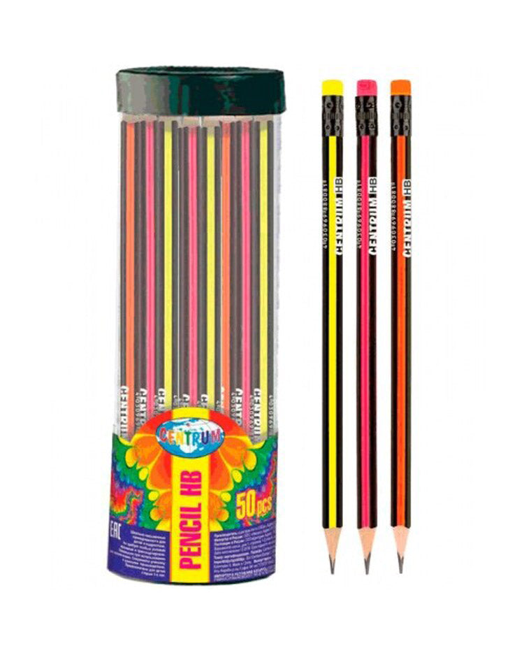 Blyant med topgummi HB 1 stk