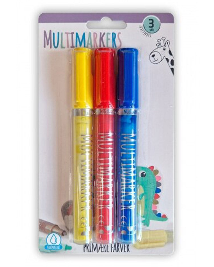 Stent sticks 3 pieces yellow, red and blue