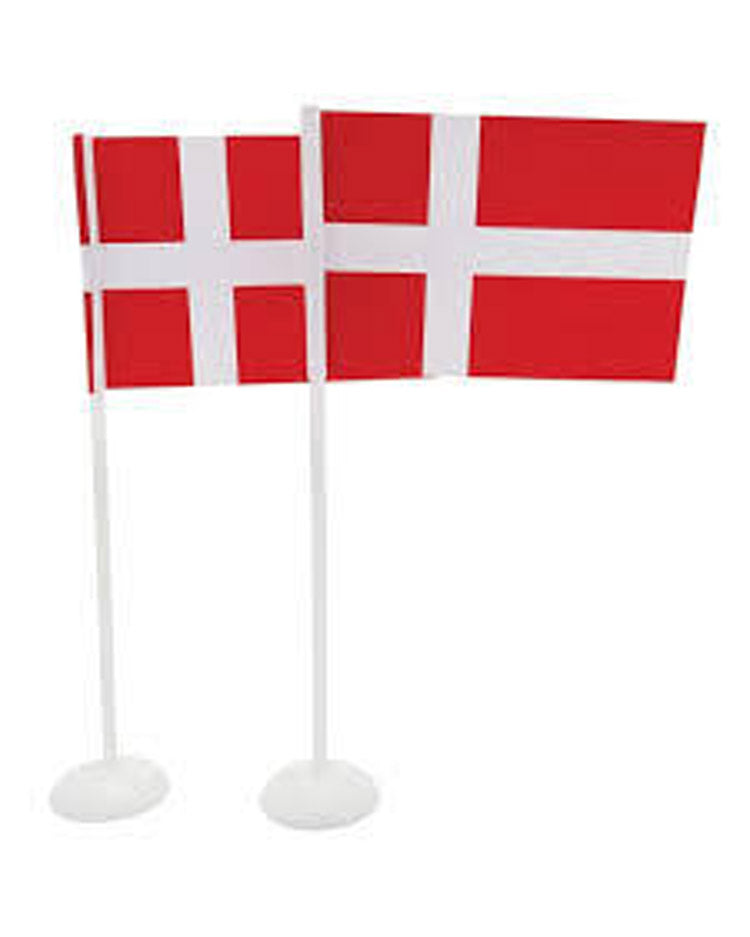 Flag on pole with base 6 pcs 7.1x5cm