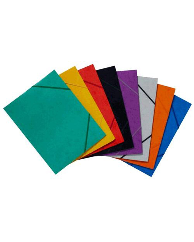 Elastic folder cardboard A4 1pc - Blue