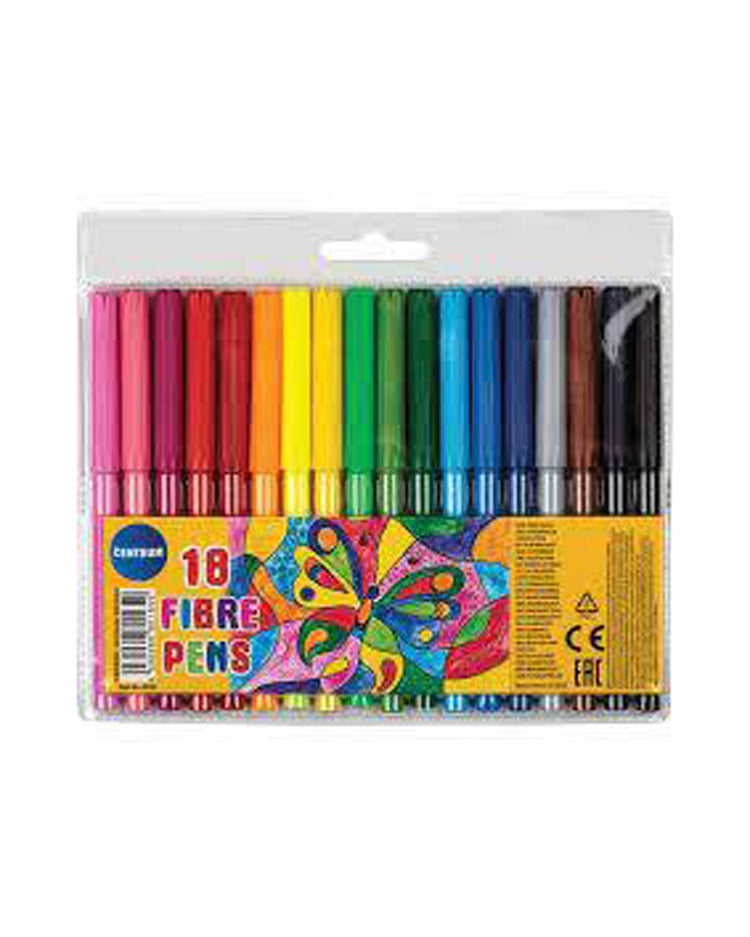 Tusser 18 stk Fiber pens