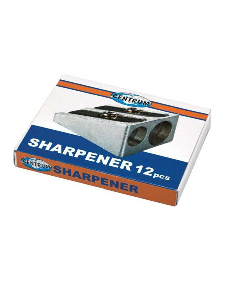 Blyantspidser i metal 1 stk til 2 blyanter