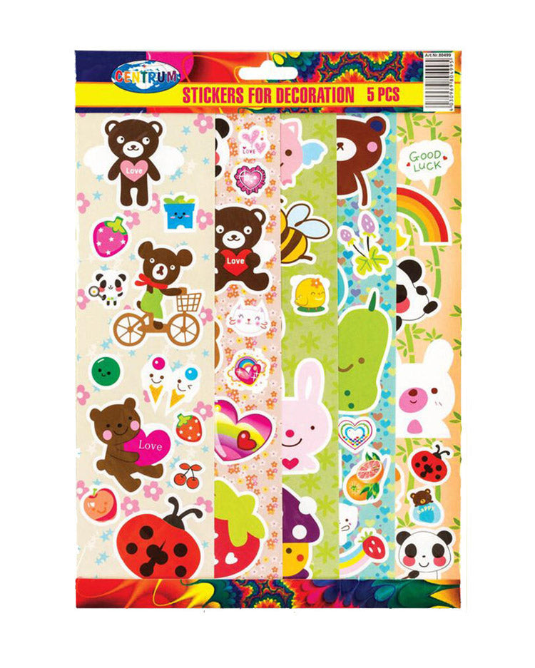 Stickers 265x75mm 5 ark