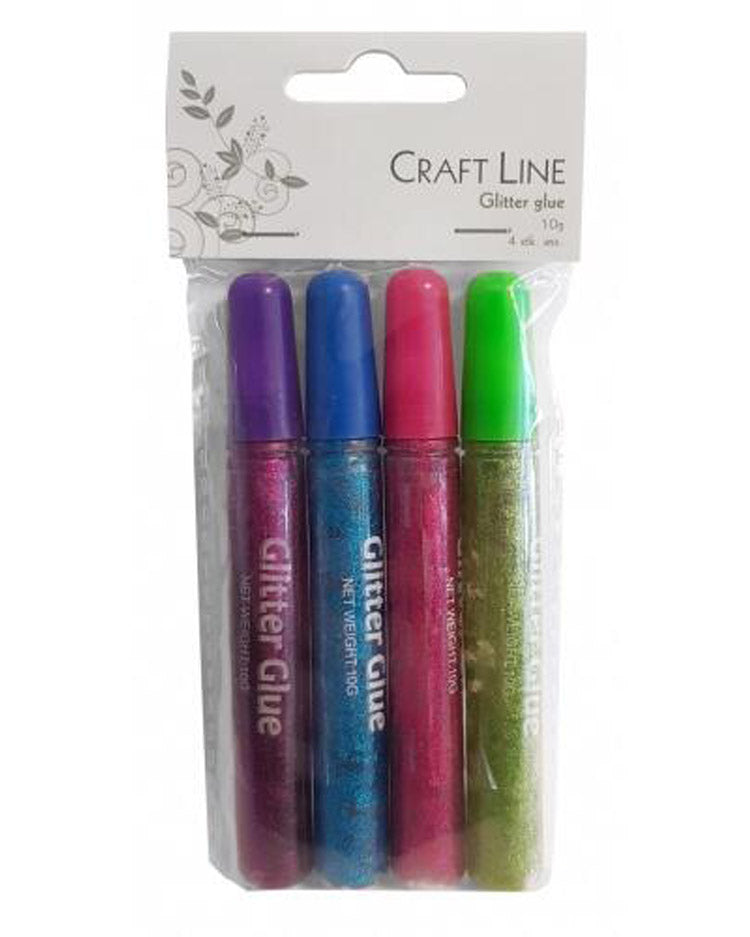 Glitter glue 10.5ml 4 colors