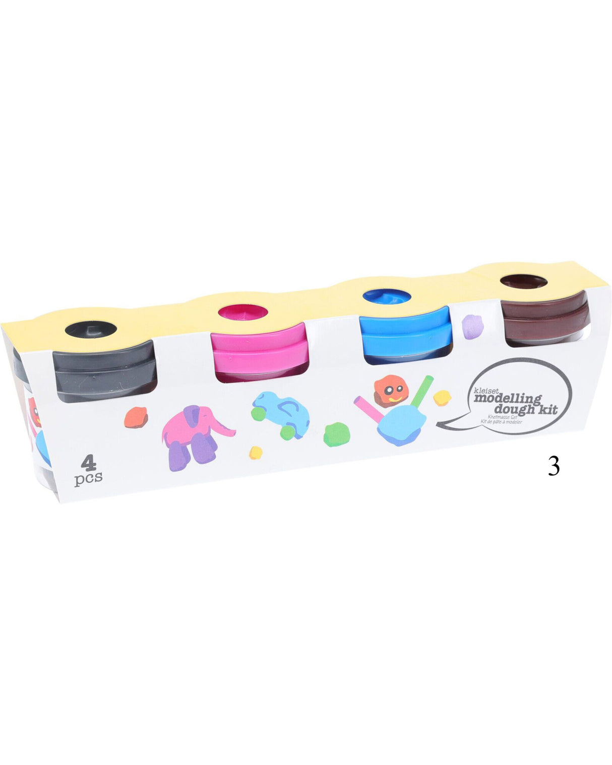 Modellervoks 4 farver