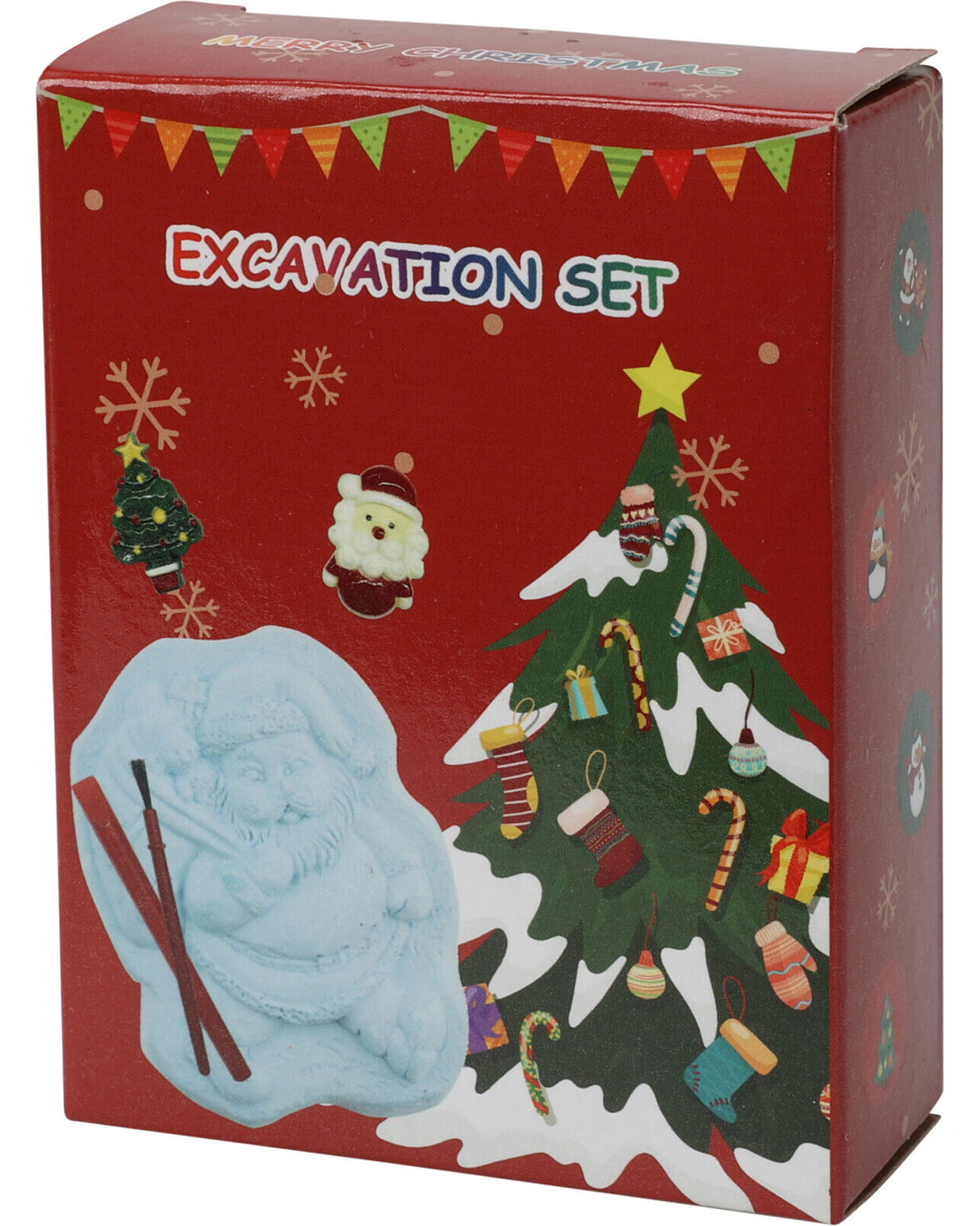 Excavation set Christmas theme