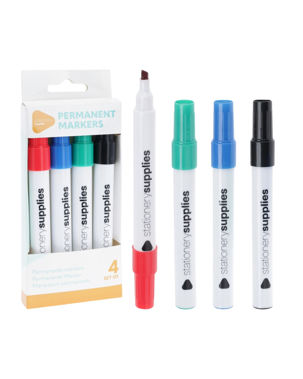 Permanent markers 4 pcs