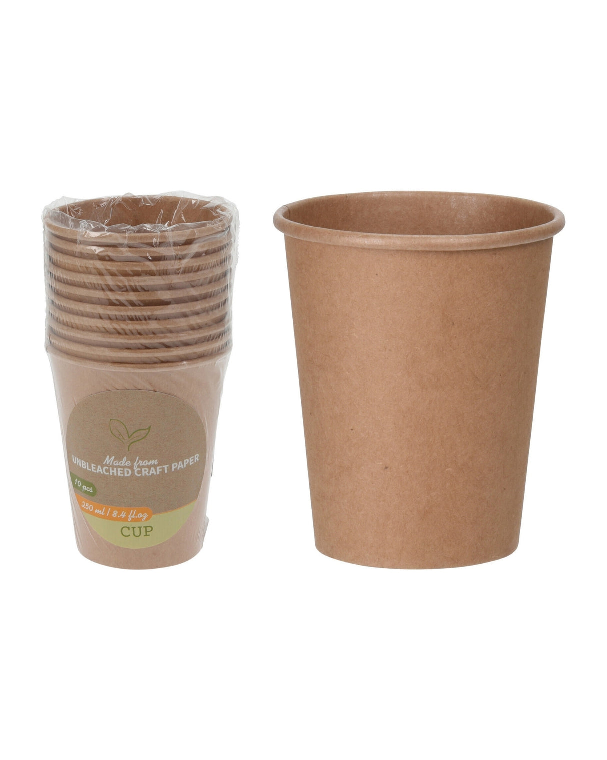 Kopper i papir 250ml 10 stk