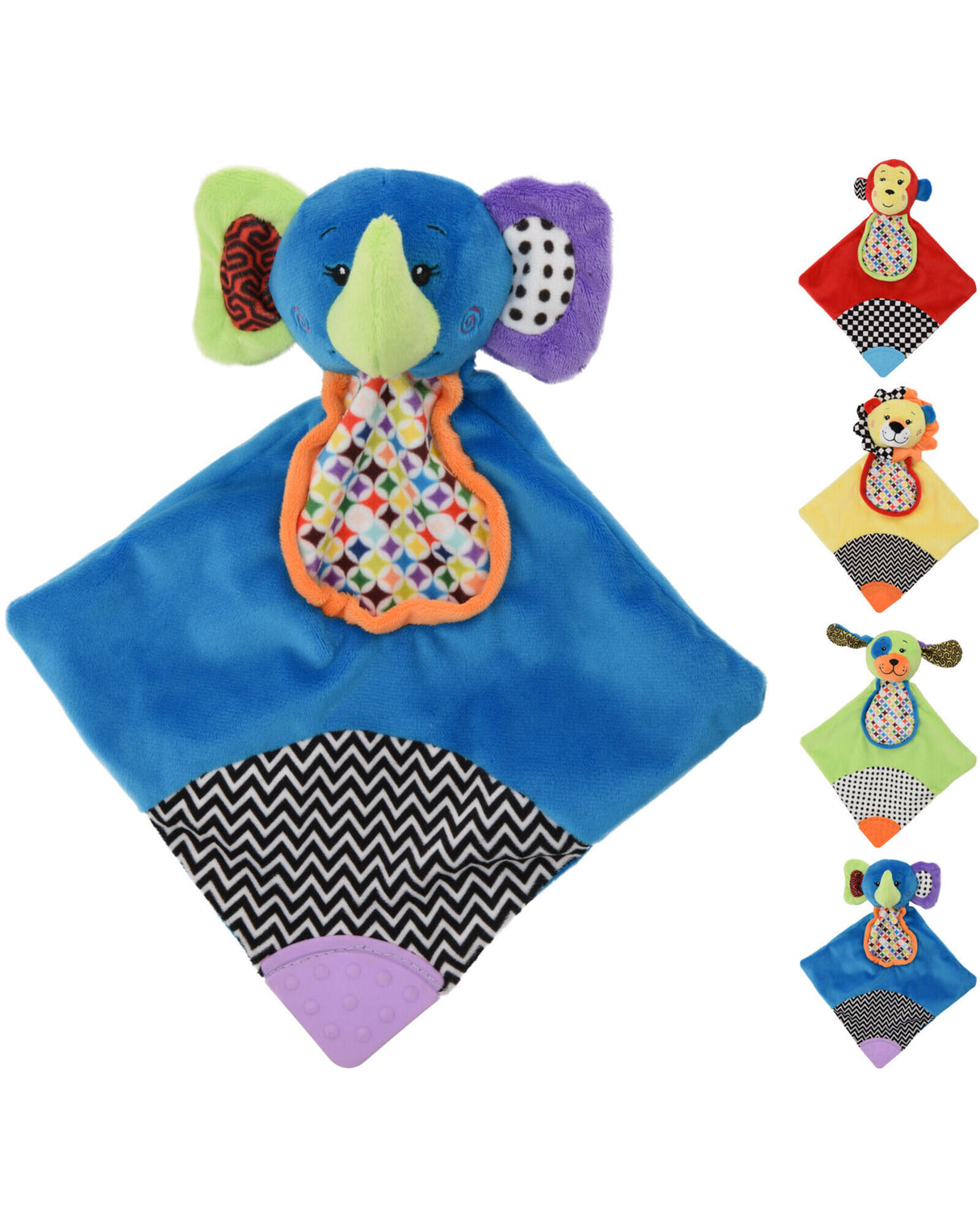 Baby lege klud med dyr 1stk