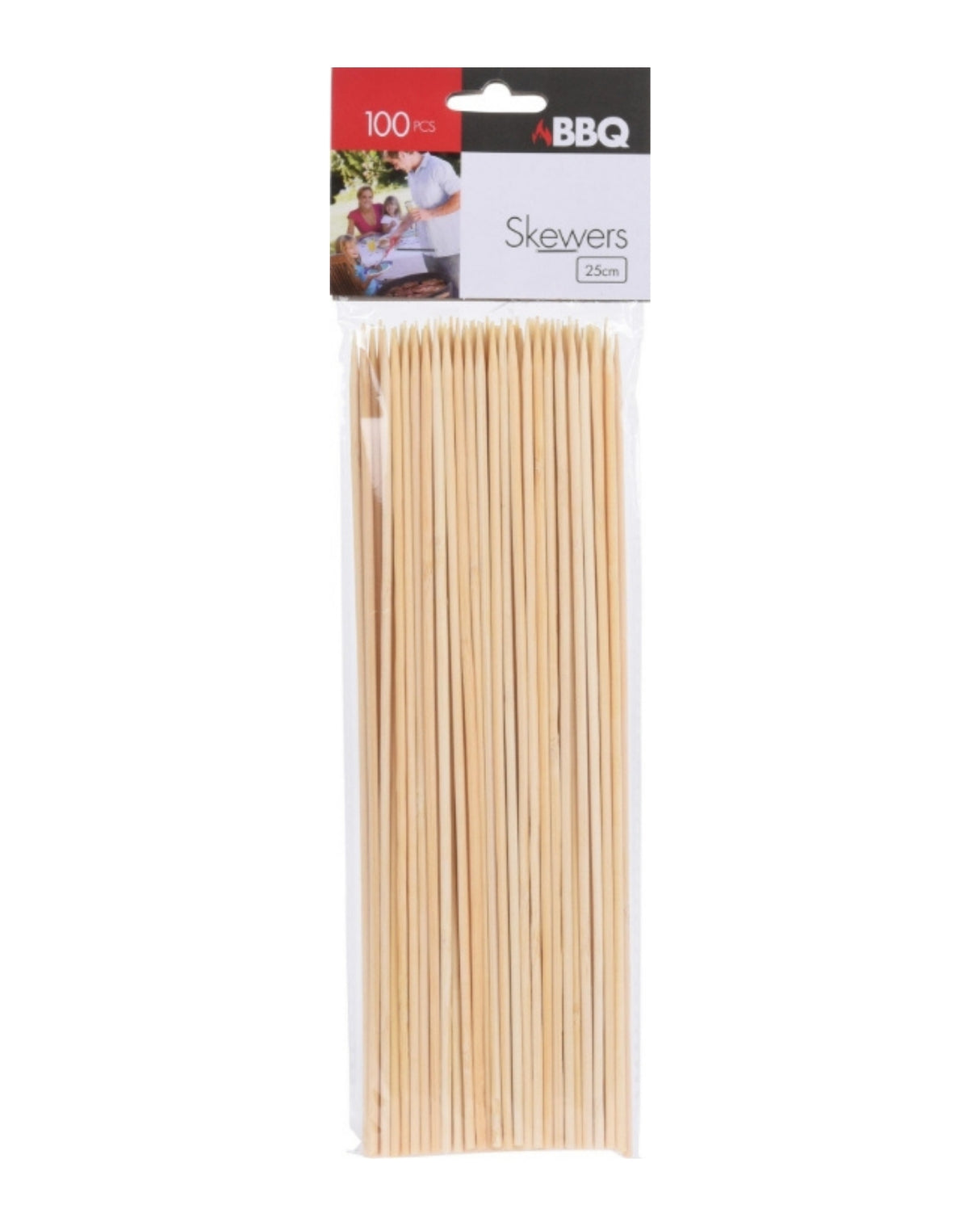 Bambus spyd 25cm - 100 stk.