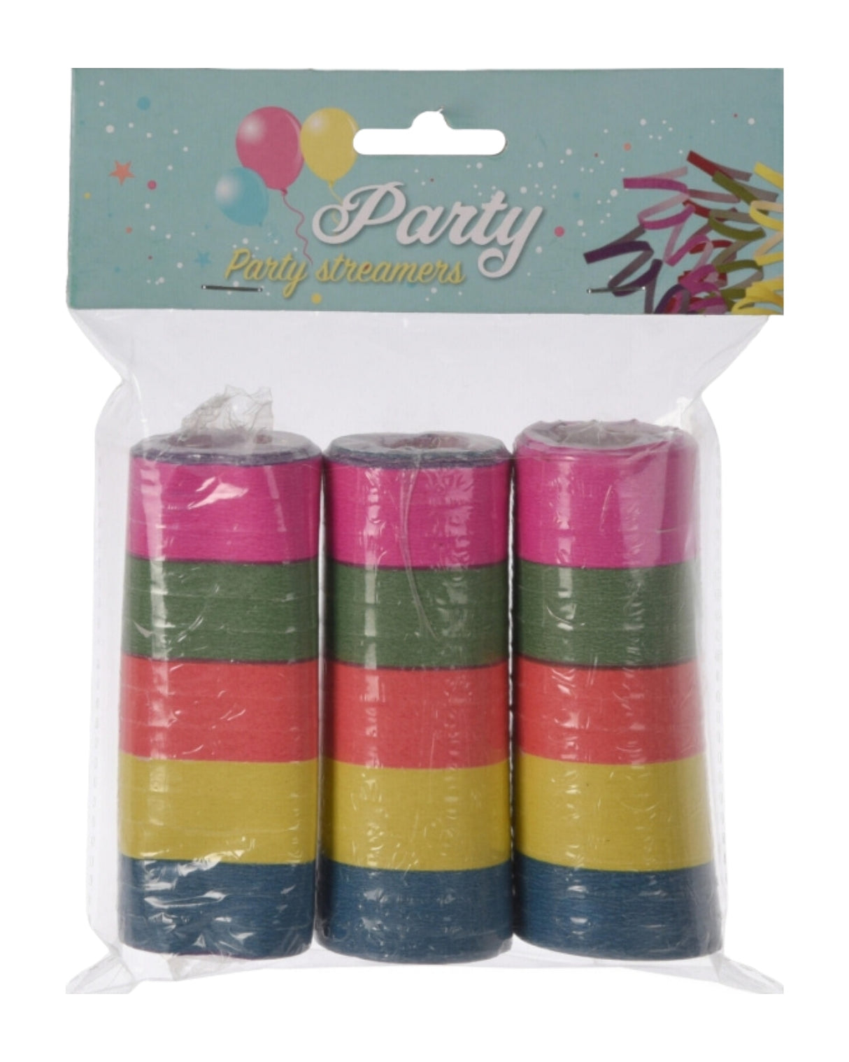 Serpentiner 3ruller med 15lag