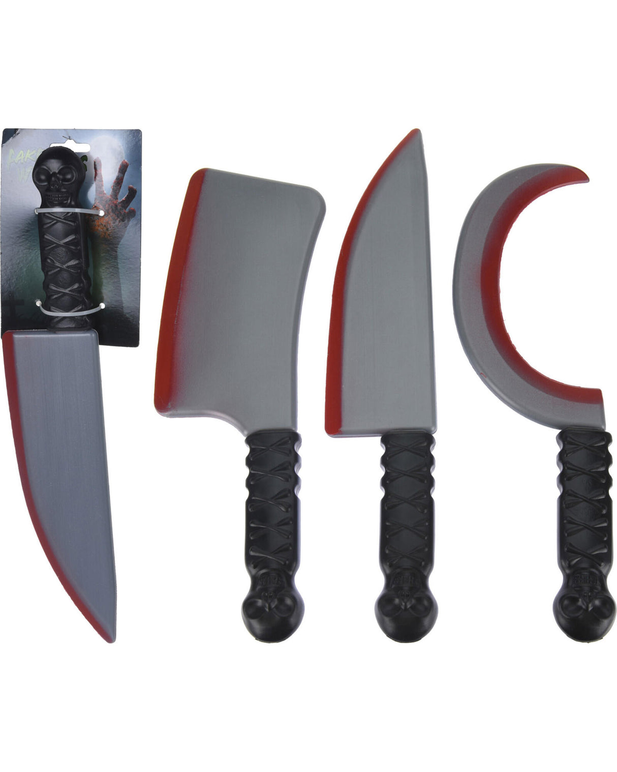 Knive med blod 38cm 1 stk