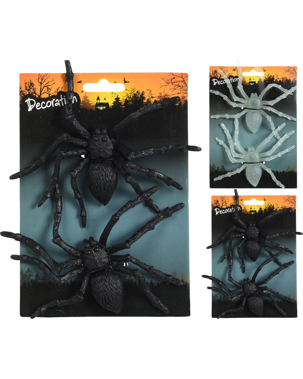 Edderkopper 2 stk 13cm