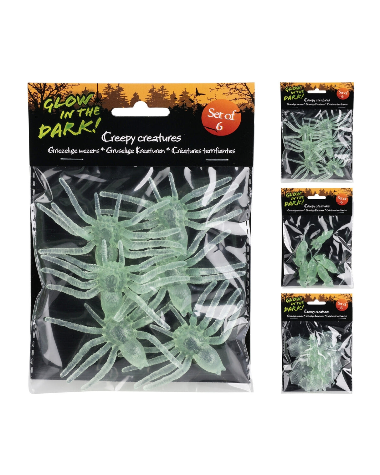 Glow in the dark kryb 6 dele