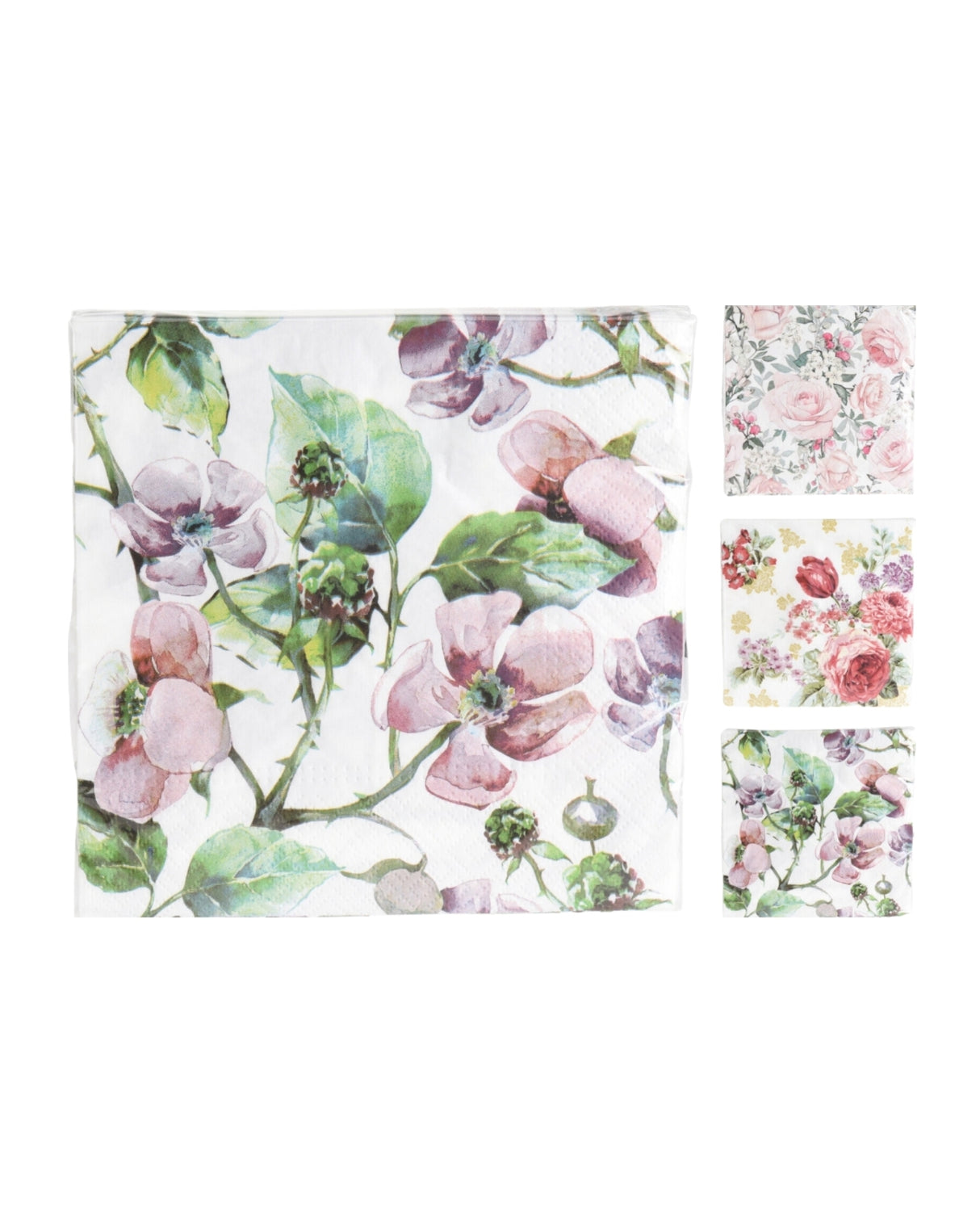 Servietter 33x33cm 20stk - 3 design