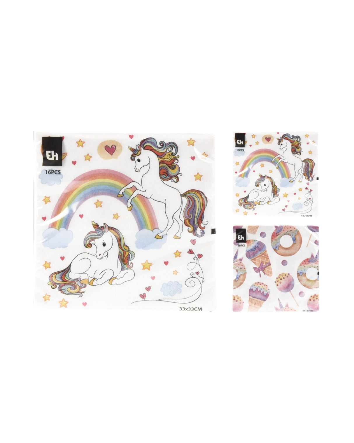 Servietter 33x33cm 16stk