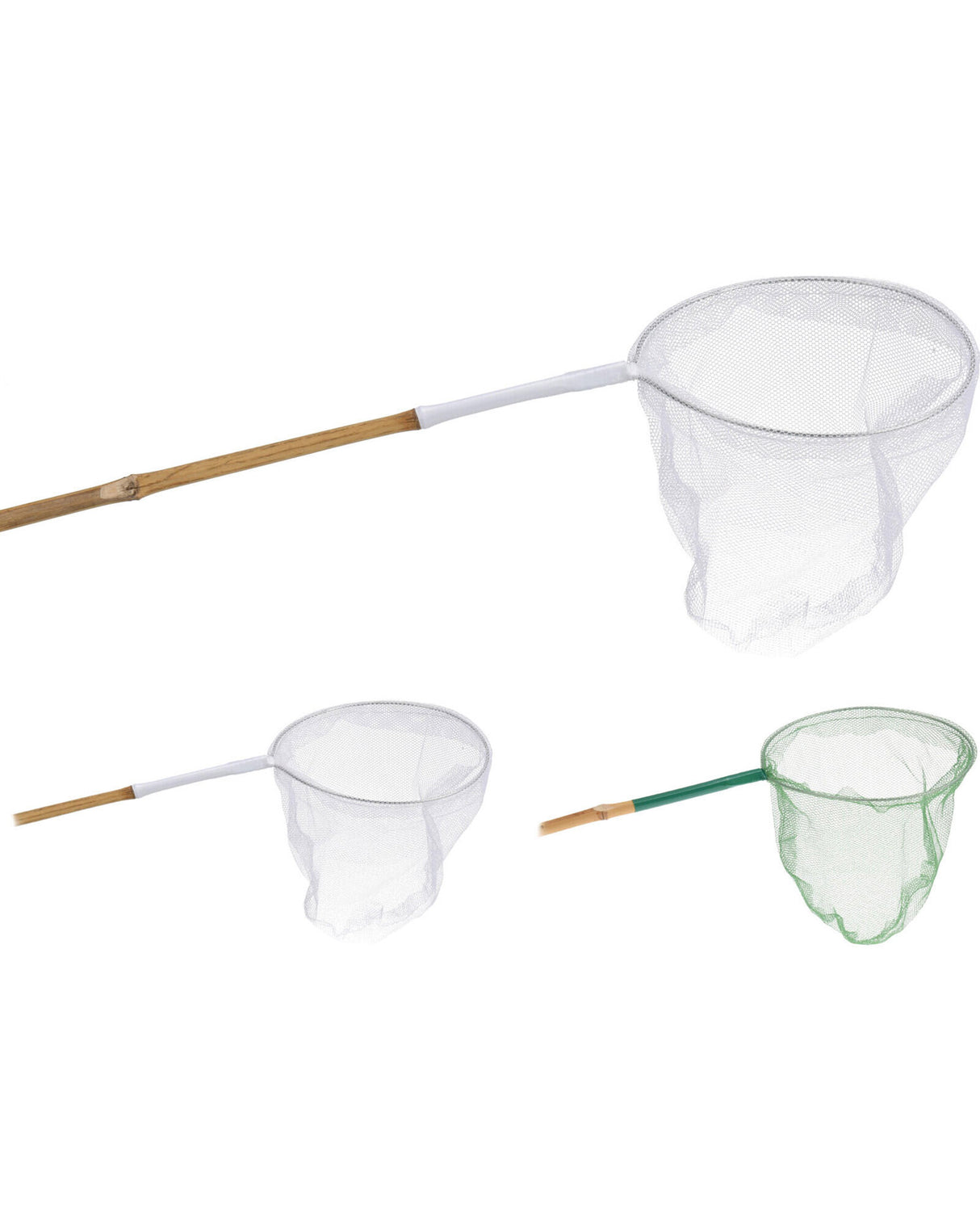 Fiskenet 110cm i bambus