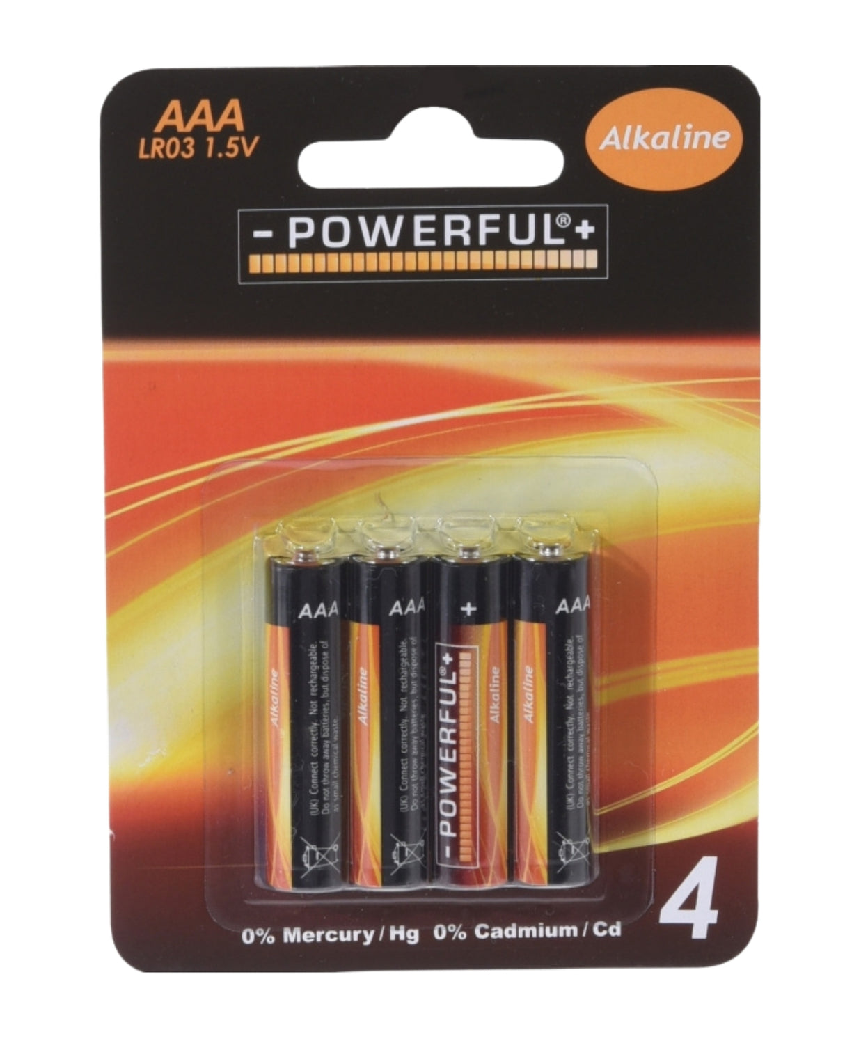 Batteri AAA/LR03 4 stk Alkaline