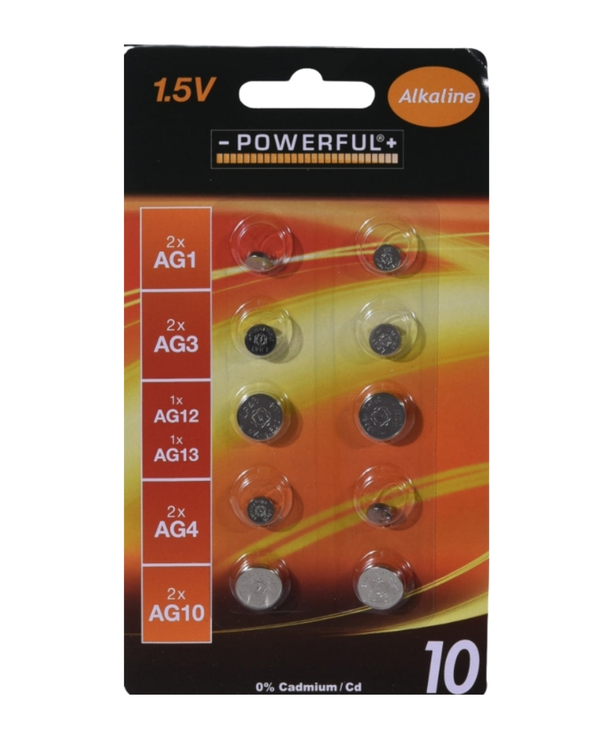 Batteri knapcelle batterier 10 stk