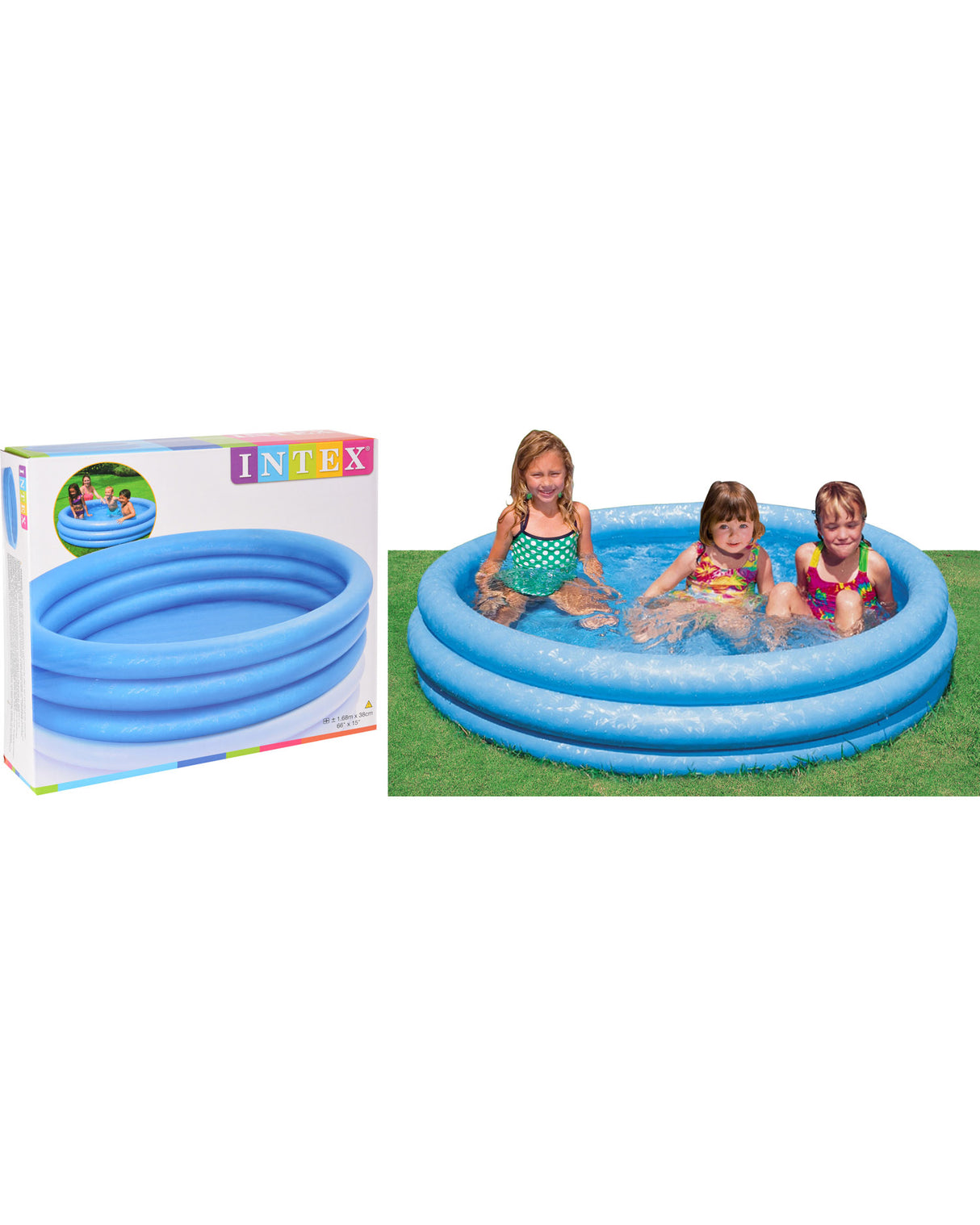 Pool Blue Crystal 168x41 cm