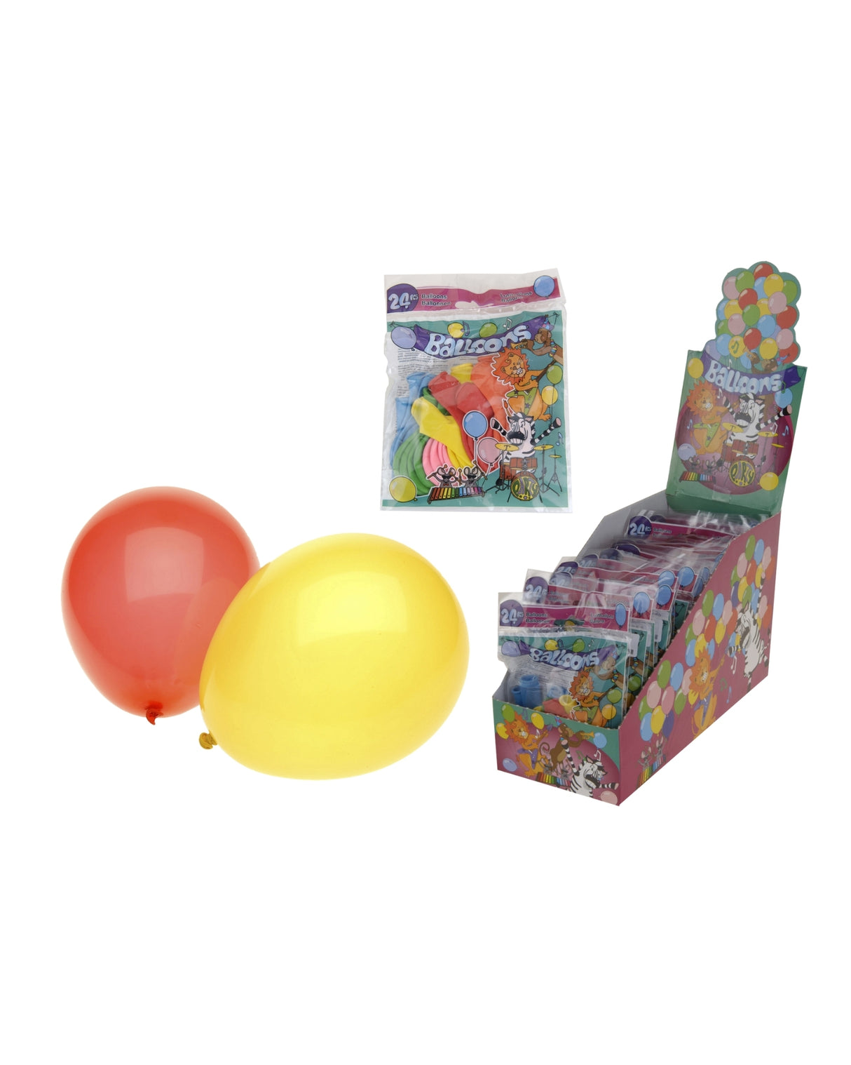 Balloons 24 pcs. - pastel