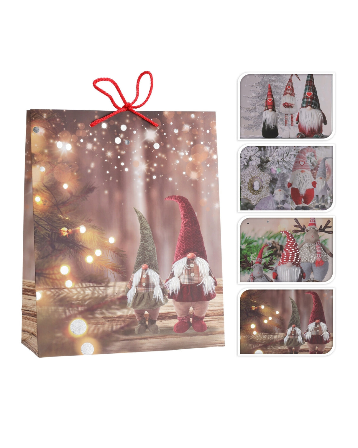 Gavepose med julemotiv 1 stk