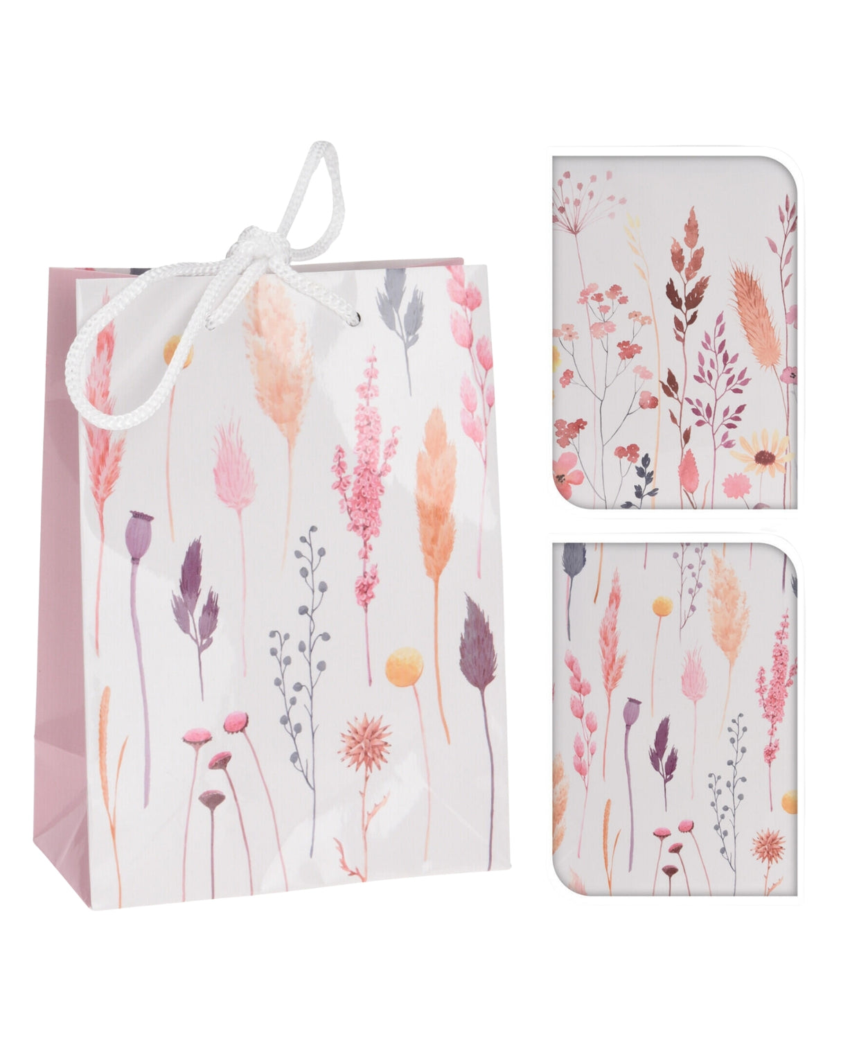 Gift bag 16cm - Flowers