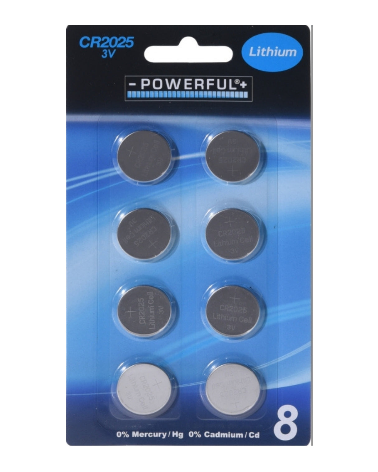 Batteri knapcelle CR2025.