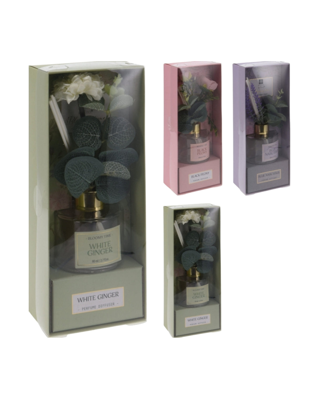 Duftpinde med 80ml duft væske og blomst1stk