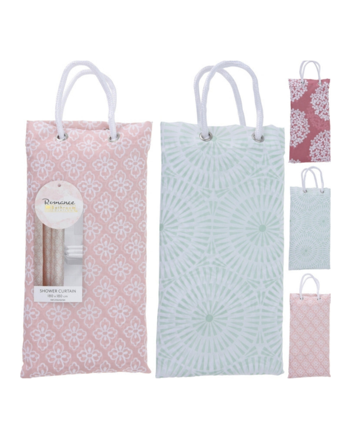 Polyester shower curtain