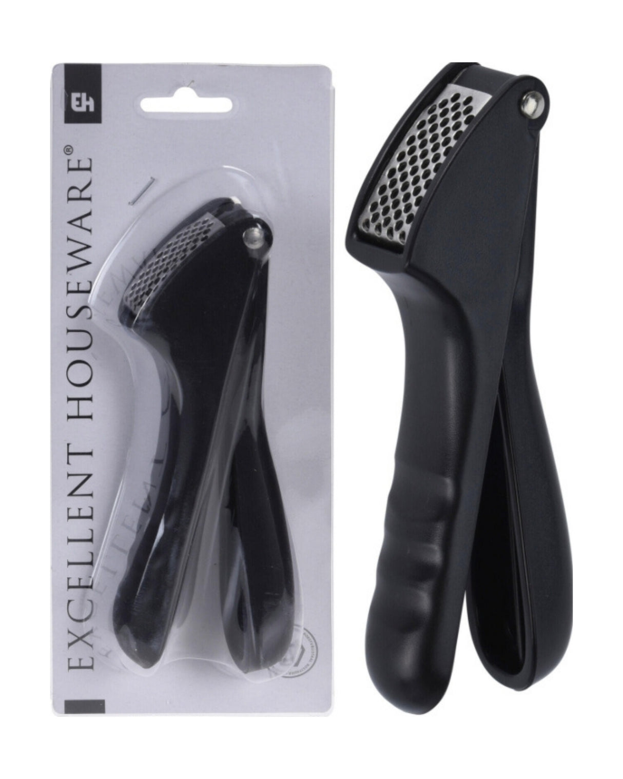 Garlic press black - 17x6x3cm